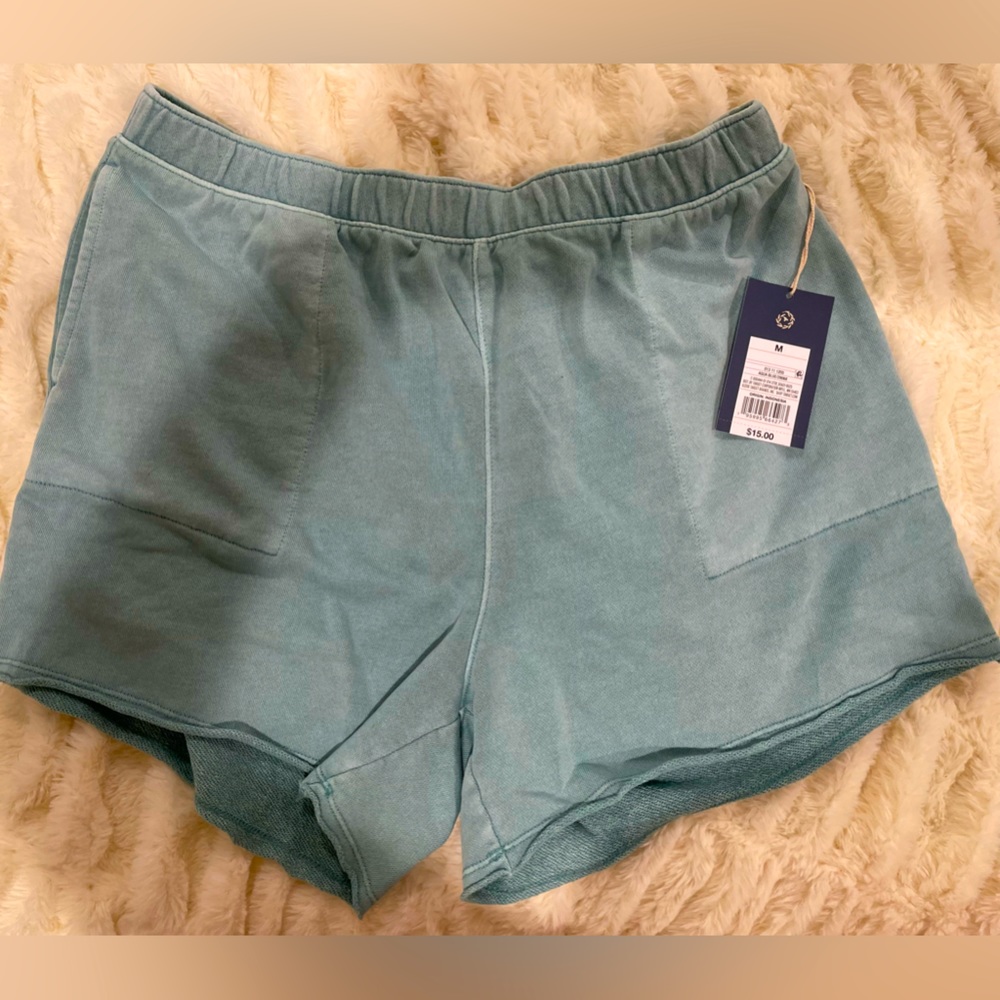 Target Universal Thread  Aqua high rise French terry short